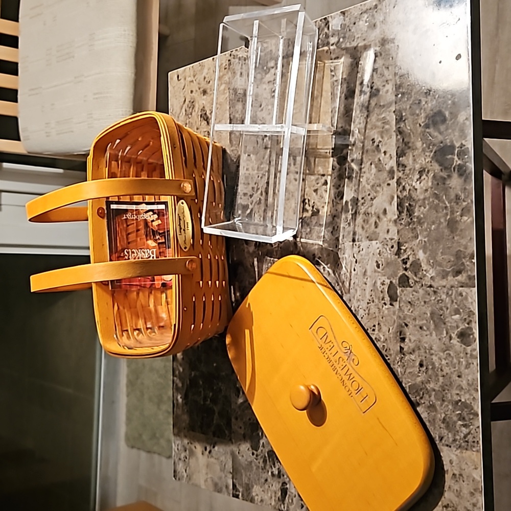 Longaberger Homestead 1999 woven memories basket set